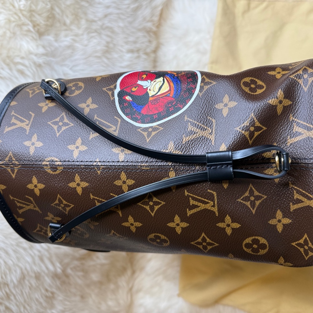 Louis Vuitton Limited Edition Monogram Kabuki Neverfull MM Tote - Picture 4 of 12